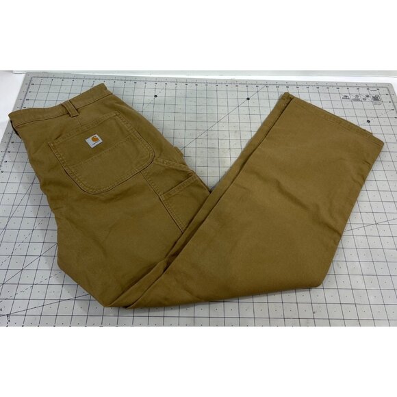 Carhartt Pants - Carhartt Loose Fit Women's Carpenter Work Pants Size 12 Regular Brown  BN2080-W